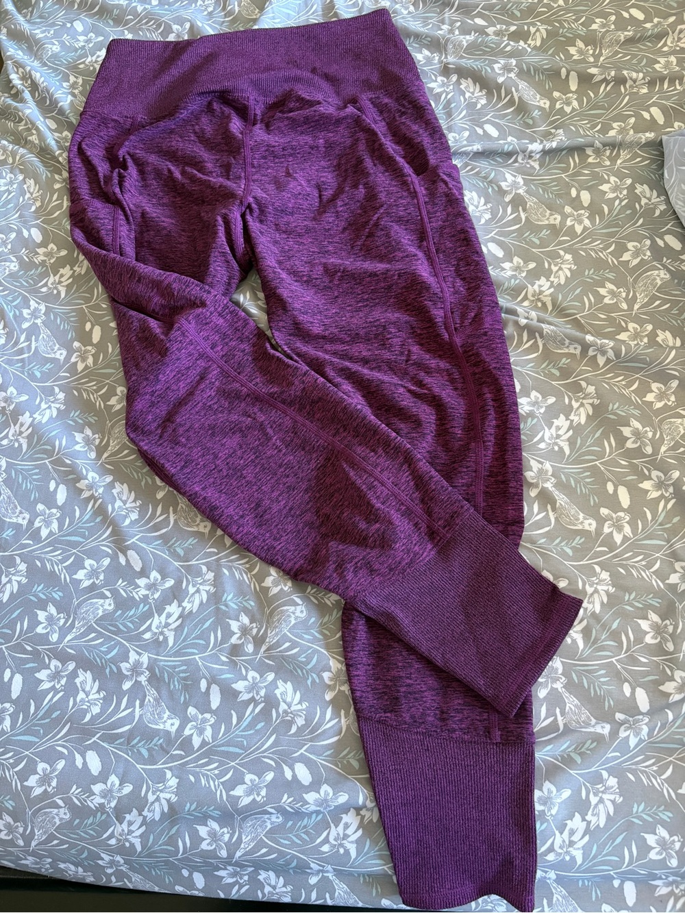 Heathered Plum Seamless Leggings